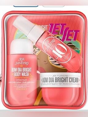 Sol de Janeiro Bom Dia Bright Body Wash & Cream Set - Coral